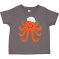 thumbnail image 3 of Inktastic Orange Octopus Cute Sea Creature Nautical Boys or Girls Toddler T-Shirt, 3 of 5