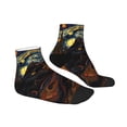 thumbnail image 6 of Salouo Starry Night Cat Guitarist A Pattern Unisex Middle Tube Socks,Middle-Finger Knee High Socks Over The Calf Tube Stocking Crew Stockings for Women and Men Tube Socks, 6 of 8