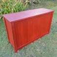 thumbnail image 2 of International Caravan TT-CB-007-AC-BRD Royal Fiji Acacia Rectangular Storage Trunk, Barn Red, 2 of 2