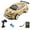 Desert Gold-1 Battery, variant on 1:10 Scale RC Drift Car, 2.4G 4WD Gyro Drift Rally Car with Hydraulic Shock Absorber, Dust Cover & LED Lights, High-Speed All-Terrain Drifting Vehicle for Enthusiasts