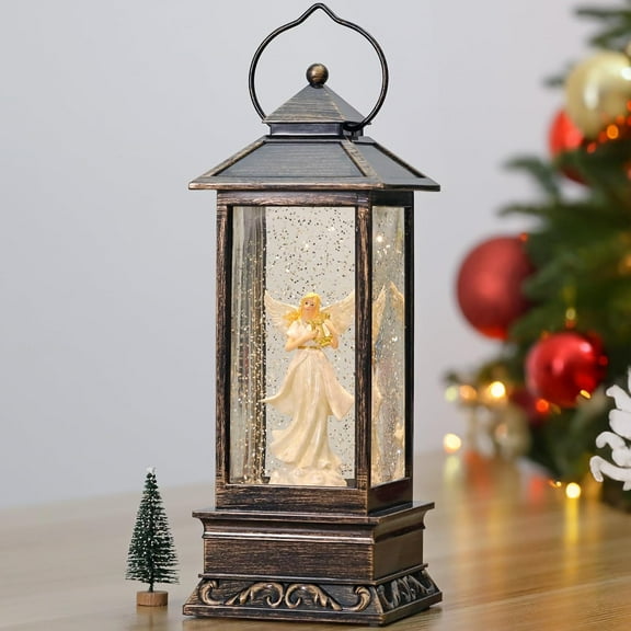 Snow Globe, Christmas Decorations, Battery Operated & Plug-in Musical Lighted Christmas Snow Globes, Christmas Ornaments, Thanksgiving, Indoor, Party, Table Decorations, Christmas Decor (Snowman)