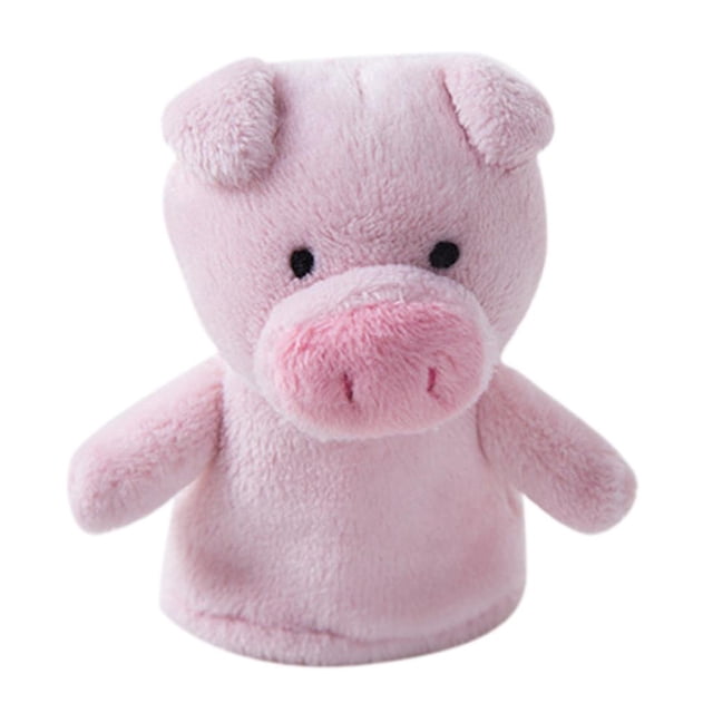 Marioneta de felpa suave Sunnimix Cerdo rosa Marionetas de dedo Animales Juguetes