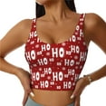 thumbnail image 1 of Balery Ho-Ho-Ho Sujetadores deportivos con espalda cruzada para mujer, acolchados, sin costuras, de alto impacto, ideales para yoga, gimnasio, entrenamiento y fitness.-Small, 1 of 8