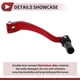 thumbnail image 4 of Palanca de cambio de motocicleta plegable para Kayo T6, palanca de cambio de pedal, color rojo, negro y plateado, 4 of 6