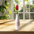 thumbnail image 2 of Artificial Tulips Flowers - Real Touch Silk Tulips with Long Stems for Spring Decor, Wedding Centerpieces, Home Kitchen Table Arrangements & Outdoor Garden Decor, 2 of 7