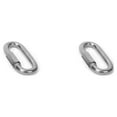 thumbnail image 2 of Ruiboury D Shaped Buckle Fast Release Screw Locking Carabiner Chain Connector M8 2Set, 2 of 6