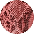 thumbnail image 1 of Ahgly Company Machine Washable Indoor Round Transitional Cranberry Red Area Rugs, 8' Round, 1 of 7