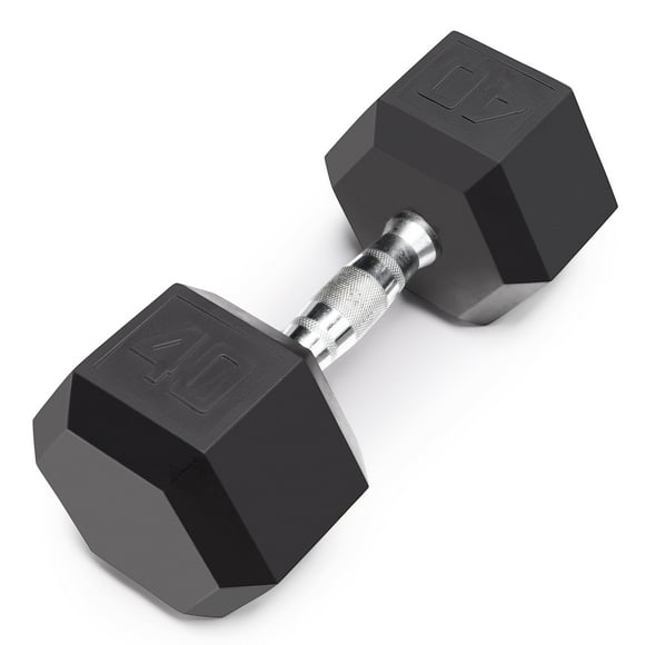 Marcy Rubber Hex dumbbell - 40 lb, sold as each