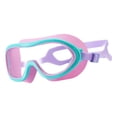 thumbnail image 2 of Gafas de natación para niños, gafas de natación portátiles de silicona, gafas de buceo grandes Estilo B, 2 of 9