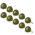 thumbnail image 4 of Mascot Hardware Beauty Art 1-3/8 In. Small Beads Green Cabinet Knob - Pack of 20, 4 of 4