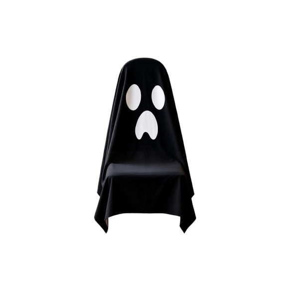 Halloween Ghost Decor 79 Inch Dining Chair Cover Spooky Halloween Decorations for Halloween Party Halloween Home Accent, 1 Pack