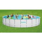 Summer Waves Elite 26' Round Metal Frame Above Ground Swimming Pool