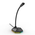 thumbnail image 1 of Thinsony Home Studio Microphone Online Meeting Voice Chat Gaming Audio Recording Tabletop Sensitivity Condenser Mini Mic Computer USB Type, 1 of 6