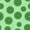 thumbnail image 1 of Ahgly Company Indoor Square Patterned Dark Lime Green Area Rugs, 6' Square, 1 of 6