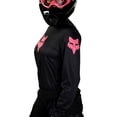 thumbnail image 4 of Camiseta de motocross Fox Racing Blackout para mujer, color negro, talla L, 4 of 7