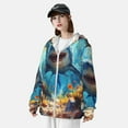 thumbnail image 3 of Lsque Colorful Underwater Shark UPF 50+ Lightweight Sun Protection Men's Women's Long Sleeve Shirt, Hoodie Performance -Small, 3 of 9