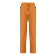 thumbnail image 6 of Inleife Elastic Waist Women New Fashion Solid Pocket Zipper Casual Sports Sweatpants Full Length Pants Orange M, 6 of 6