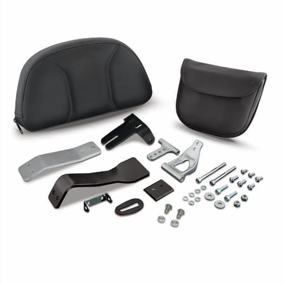 Show Chrome Accessories 41-168A Removable Smart Mount Backrest (Can Am Spyder Rt) Black