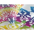 thumbnail image 4 of Ambesonne Ethnic Quilted Bedspread Set 3 Pcs, Abstract Lace Swirls Ivy, Queen Size, Multicolor, 4 of 5