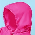 thumbnail image 5 of LIZENG Toddler Raincoat Spring Summer and Autumn Windproof and Rainproof Outdoor Sports Toddler Clothing Toddler Girls Windbreaker, 5 of 6