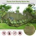 thumbnail image 5 of Double Camping Hammock with Mosquito Net Portable Nylon Parachute Fabric for Outdoor Hiking Backpacking Beach Park Backyard Travel tuff Sack Glamping Gear Weekend Getaway Forest Bathing BackyardOasis, 5 of 9