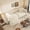 Beige, variant on AISWORD 97.7" King Size Pull Out Sofa Bed, Velvet Chesterfield Sleeper Couch, 3-in-1 Convertible Tufted Futon with Ottoman, Beige