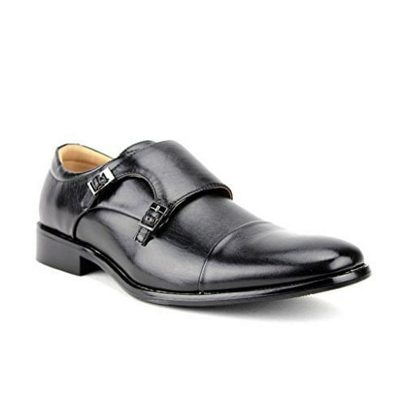 Majestic Men's 95702 Double Monkstrap Casual Loafers Dress Shoes