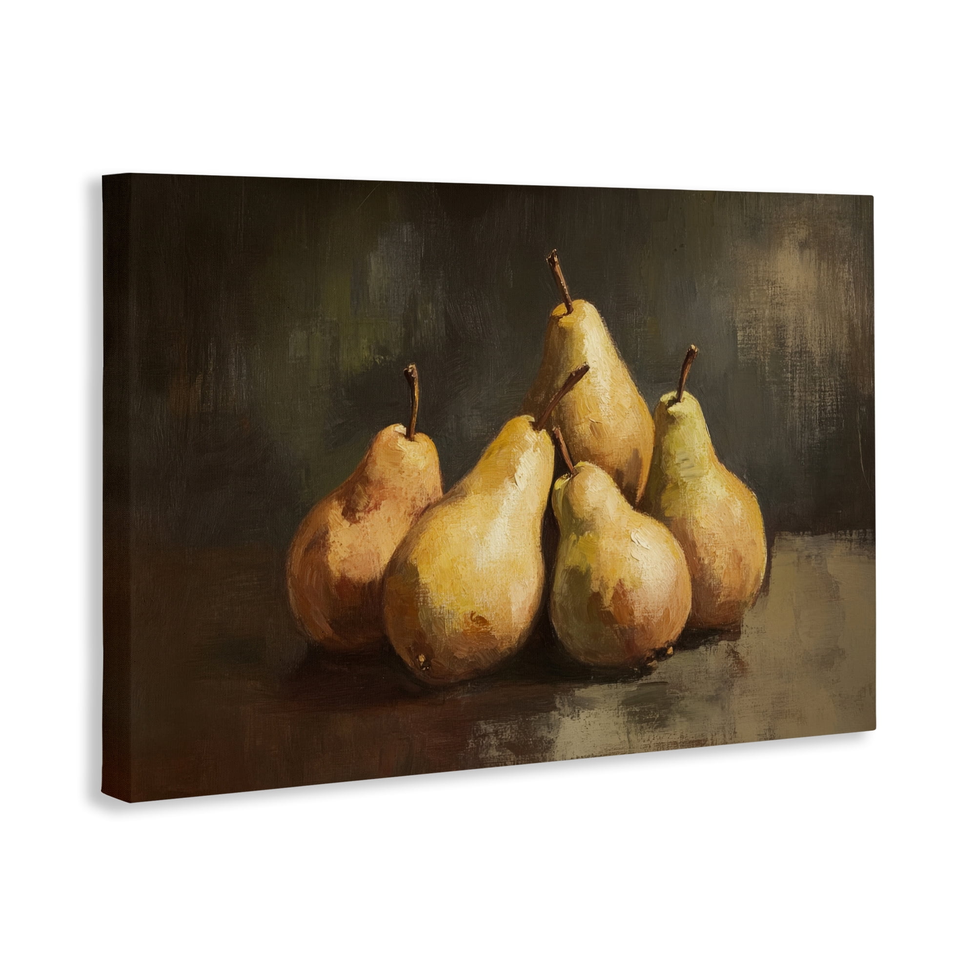 Stupell Industries Golden Pears Still Life Canvas Wall Art, design by Petal Prints Design