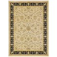 thumbnail image 1 of Unique Loom Edinburgh French Floral Design Rug 7' x 10' Rectangle Beige/Black, 1 of 1