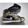 thumbnail image 3 of N I-K-E A i r-Jor-dan 1 Mid Black Medium Olive White Sail DQ8426-092 Men's Size 11, 3 of 6