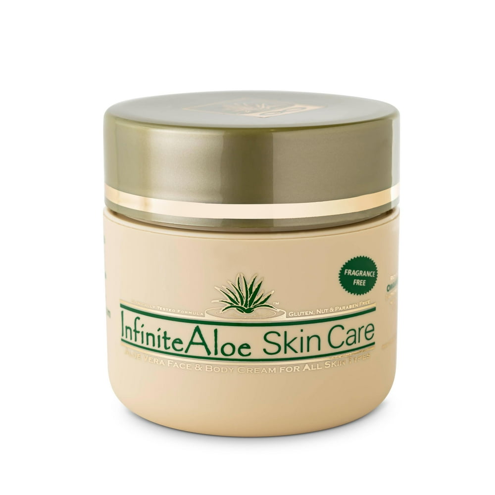 InfiniteAloe Complete Skin Care, Aloe Face and Body Cream, Natural