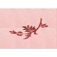 thumbnail image 1 of Ahgly Company Machine Washable Indoor Rectangle Transitional Pastel Red Pink Area Rugs, 8' x 12', 1 of 7