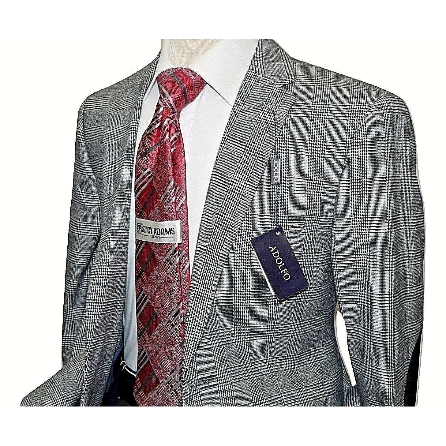 Adolfo - Men Adolfo Sport Coat Blazer All Cotton English ...