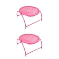 thumbnail image 3 of Greeniant Cama de malla de Metal para mascotas desmontable lavable invierno otoño hogar dormitorio pequeño Animal tumbado nido para Rosa 2piezas, 3 of 6
