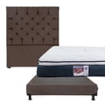 thumbnail image 1 of Colchón Matrimonial + Box Bless + Cabecera Capri Spring Air Dicasa Monaco, 1 of 8
