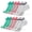 2White/2Green/2Pink, variant on Running Socks for Women & Men, 6 Pairs Performance Athletic Socks Anti Blister Cushioned Ankle Socks with Arch Support
