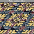 thumbnail image 5 of Retro Dog Crate Cover, Antique Design Floral Motifs on Checkered Background with Art Nouveau Inspiration, Easy to Use Pet Kennel Cover for Medium Large Dogs, 35" x 23" x 27", Multicolor, by Ambesonne, 5 of 6