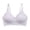 Grey, variant on Fsqjgq Sports Bras for Women Plus Size Comfortable Ruffles Bralettes Sleep Underwear Yoga Fitness Tank Tops Adjustable Wireless Push Up Bras White