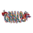 thumbnail image 2 of EHJRE 3x Bird Parrot Stand Rope Perch Spiral Coil Toy for Birds Standing, Climbing, 2 of 8