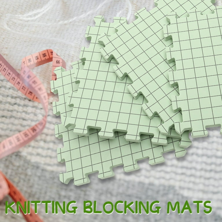FAVOMOTO 9pcs Foam Knit Mat Quilting Blocking Pad Crochet Blocking Mat  Needle Felting Supplies Grid Blocking Pad Knitting Crochet Hooks  Multi-Function Blocking Board Baby Carpet Thicken - Yahoo Shopping