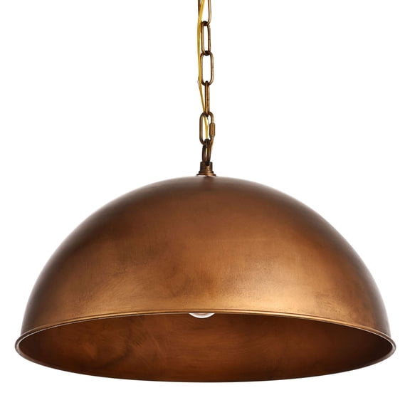 Merce Collection Pendant D20 H12.75 Lt:1 Manual Brass Finish