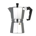 thumbnail image 1 of Labymos 6-Cup Aluminum Espresso Percolator Coffee Stovetop Maker Mocha Pot for Use on Cooker Gas, 1 of 8