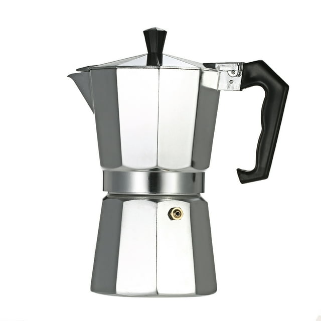 Labymos 6-Cup Aluminum Espresso Percolator Coffee Stovetop Maker Mocha Pot for Use on Cooker Gas