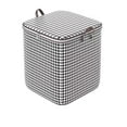 thumbnail image 1 of WMQPNNS New Trending Houndstooth Storage Bag Large Capacity Folding Clothes Portable Wardrobe Sorting Clothes Storage Box with Reinforced Handle Zipper for Home Comforters Pillow Blanket Bedding Quilt, 1 of 7