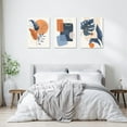thumbnail image 3 of Boho Wall Art Set of 3, Mid Century Modern Wall Art Framed Canvas Print 12"x16" Minimalist Wall Decor Geometric Abstract Modern Neutral Boho Wall Decor for Living Room Bedroom Bathroom, 3 of 14
