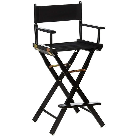 Silla Director's Home Casual Home con estructura negra/lona negra