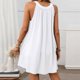 thumbnail image 3 of Sexy Vestido Casual para las Mujeres Vestido de Cuello Redondo sin Mangas de Color Sólido, Moda de Verano de Poliéster Ligero, 3 of 6