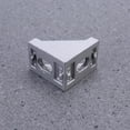 thumbnail image 3 of EXHUMKY 10Pcs Aluminum Extrusion Profile Connector Silver Building Support, 3 of 7