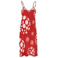 thumbnail image 6 of red and white polka dot infinity Sleeveless Dress purple dress summer clothes, 6 of 6