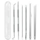 thumbnail image 1 of Kit de herramientas de pedicura para uñas encarnadas, 7 Uds., Kit de manicura de uñas, tratamiento de cuidado de uñas de acero inoxidable para alivio de corrección de uñas, 1 of 7